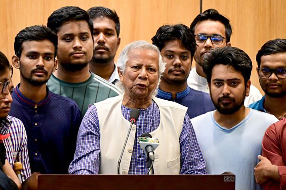 Nobel Prize laureate Muhammad Yunus