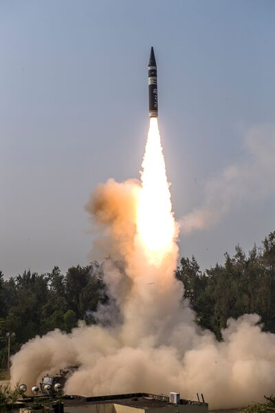 India Conducts Second Test Launch Of New Nuclear-capable Ballistic Missile