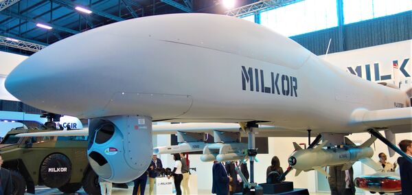 AAD 2022: Milkor Showcases Fully Loaded 380 UCAV