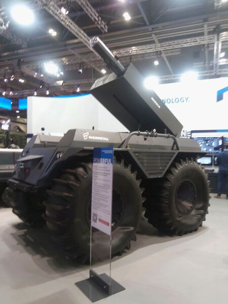 DSEI 2021: Rheinmetall Integrates Brimstone Into Mission Master UGV