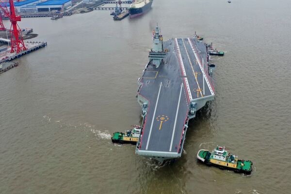 China's Third Aircraft Carrier Begins Maiden Sea Trials