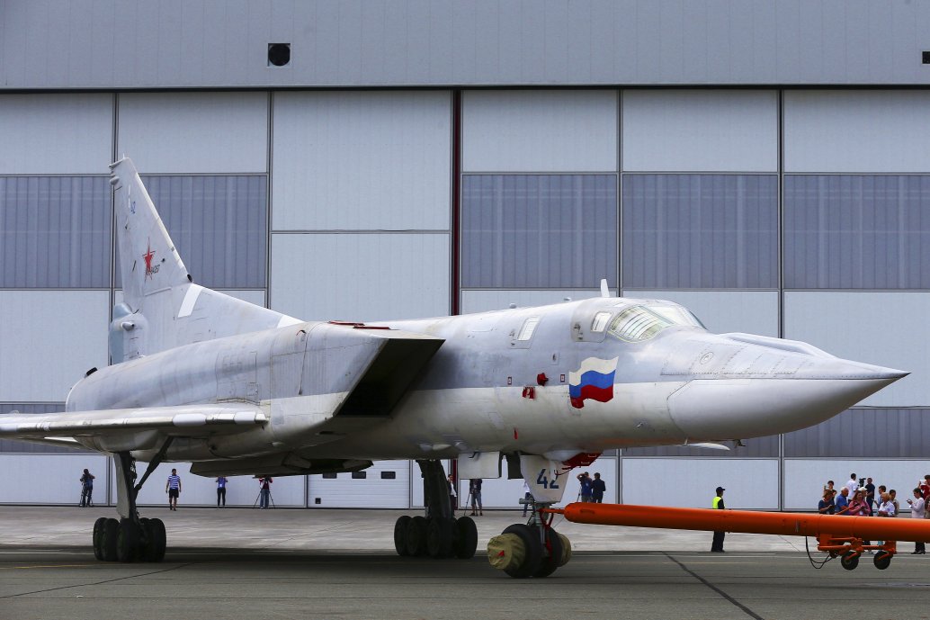 The Tu-22M3M, which made its maiden flight on 28 December, will be able to carry up to four Kinzhal hypersonic air-launched ballistic missiles as well as new Russian anti-ship missiles. (TASS)