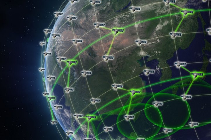 The Blackjack programme is an architecture demonstration intending to show the high military utility of global LEO constellations and mesh networks of lower size, weight, and cost spacecraft. (DARPA)