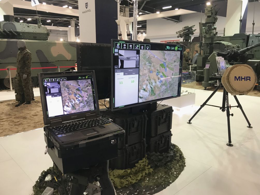 PGZ displays a mock-up of the Rosomak BMS at MSPO in Kielce, Poland, on 5 September 2018. (Andrew White)