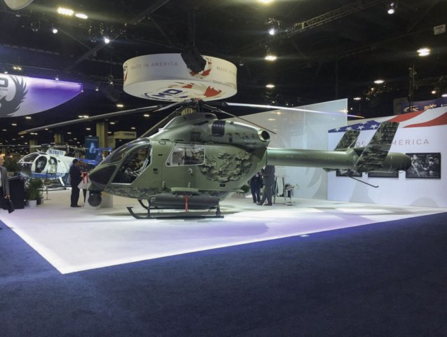 The new MD Helicopters Inc MD 969 military derivative of the MD 902 was shown at the HELI-EXPO event on 5 March. (MDHI)