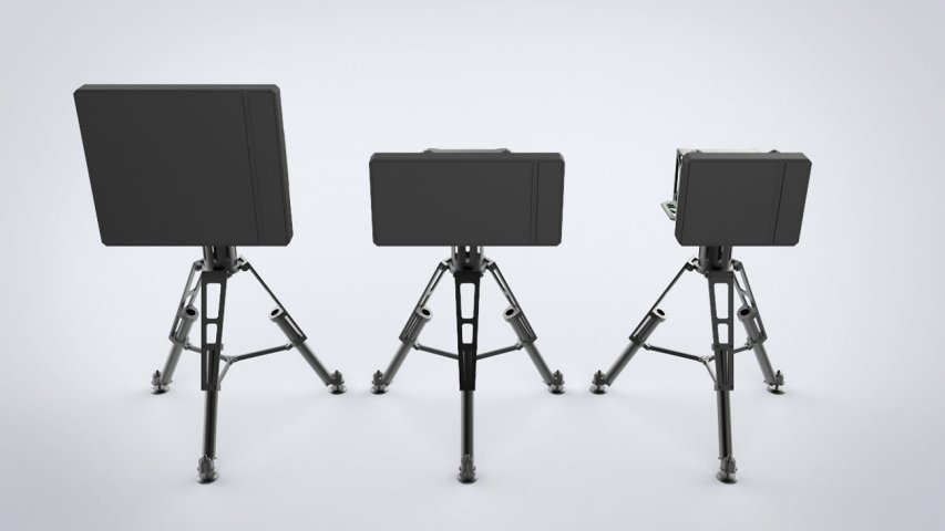 INVAP’s RVT series of portable radars for land and coastal surveillance offer ranges of 30, 50, and 80 km. (INVAP)