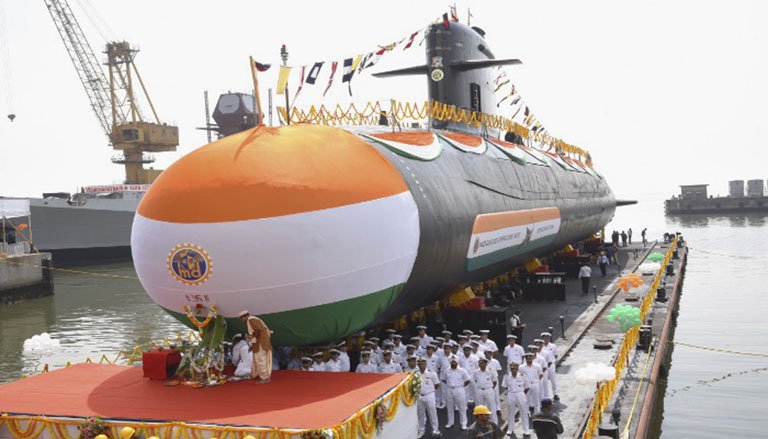 
        India’s Mazagon Dock Shipbuilders Limited launched
        Vela
        , the fourth of six Kalvari (Scorpène)-class SSKs on order for the IN, on 6 May in Mumbai.
       (Indian Navy)