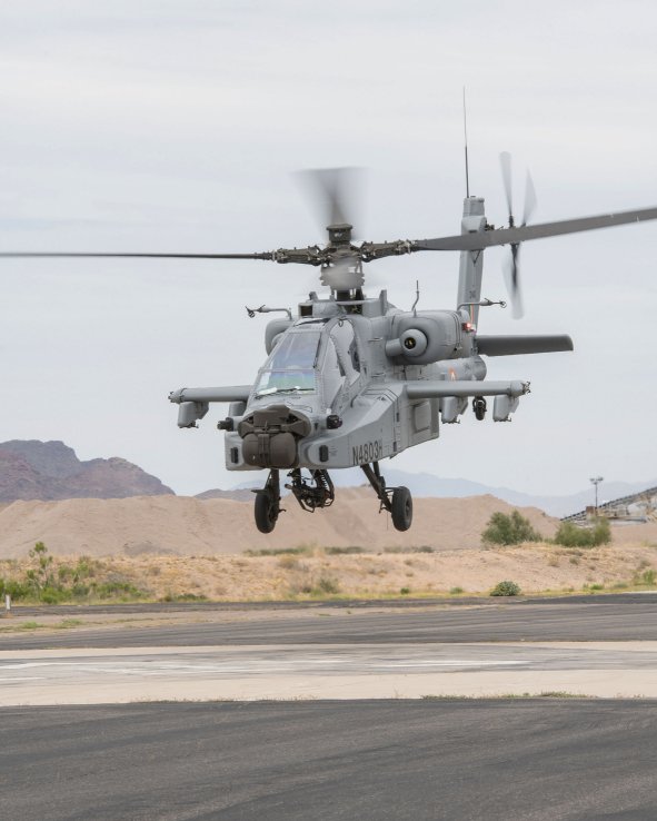 The IAF received its first Apache Guardian attack helicopter at the Boeing production facility in Mesa, Arizona, on 10 May. (IAF)