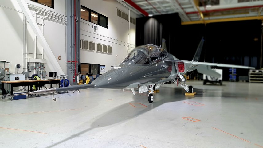 While Boeing is focused on delivering the EMD phase of the USAF's T-X programme, the company says it sees significant sales potential for its BTX aircraft for the light attack and Aggressor roles. (IHS Markit/Gareth Jennings )