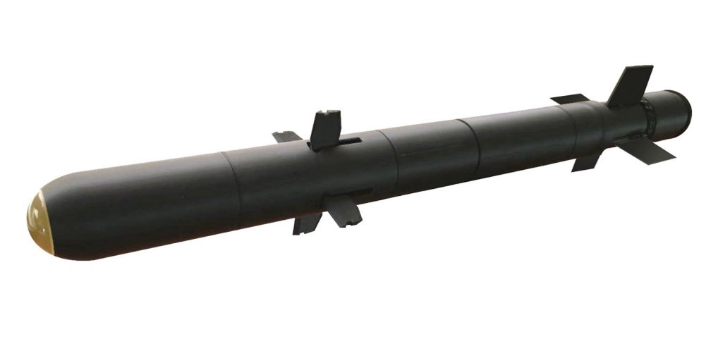 The Yatağan laser-guided miniature ‘missile’ system is designed to be fired from new-generation handheld 40 mm grenade launchers, and also equip various unmanned systems. (Roketsan)