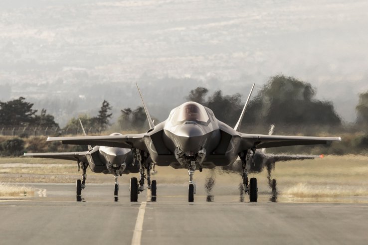 British F-35Bs arrived at RAF Akrotiri in Cyprus on 21 May for the type’s first overseas deployment in UK service. (Crown Copyright)