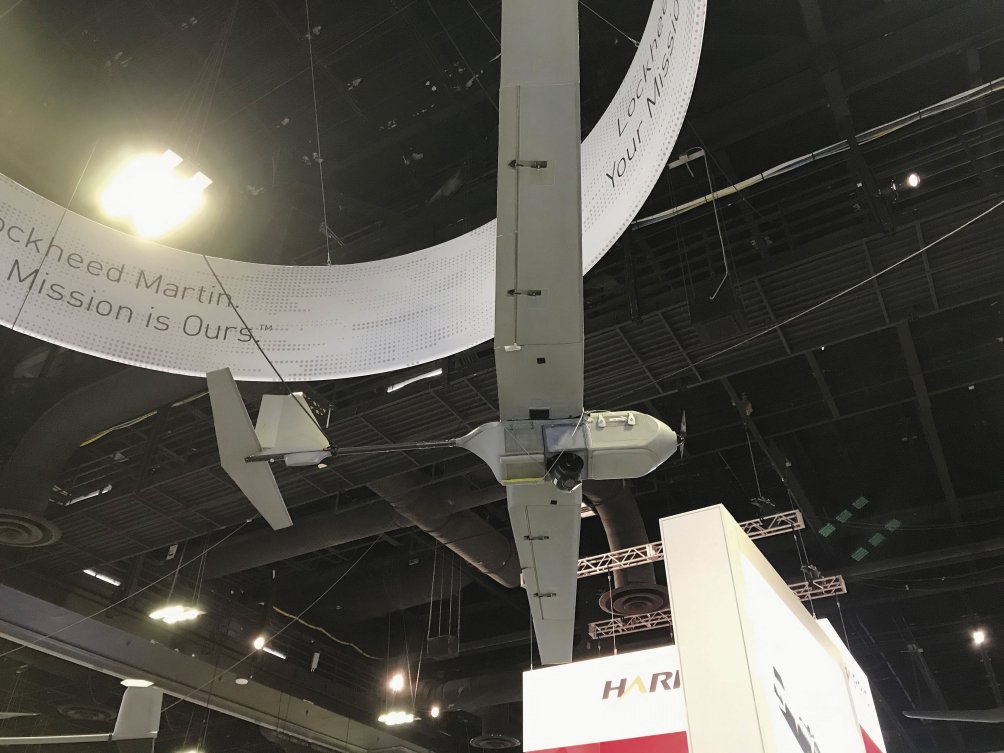 Lockheed Martin’s Condor UAS seen at the 2019 SOFIC. (Andrew White)