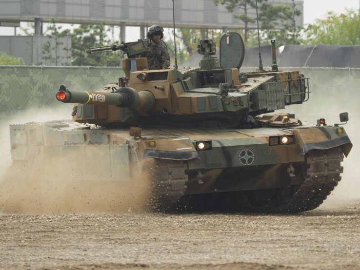 K2 Black Panther - South Korean basic tank.Hyundai Rotem concern