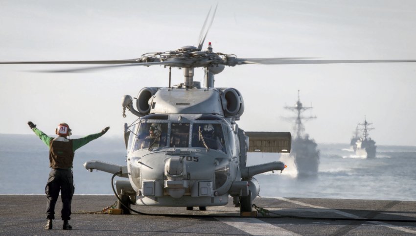 The DoD IG found that the USN spent USD1.4 billion to acquire 57 MH-60R (pictured) and MH-60S helicopters only to put them in storage until at least 2020. (USN)