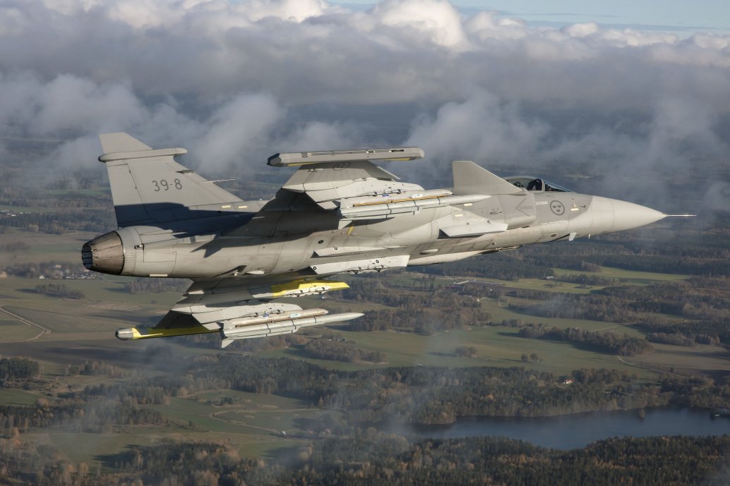 With the Gripen E not yet operational, Saab has taken the decision to not submit it for Swiss flight evaluations. Its offer to sell the aircraft to the country, however, still stands. (Saab)