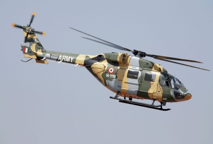 India’s Hindustan Aeronautics Ltd (HAL) is looking to outsource production of its Dhruv advanced light helicopter (IHS Markit/Patrick Allen)