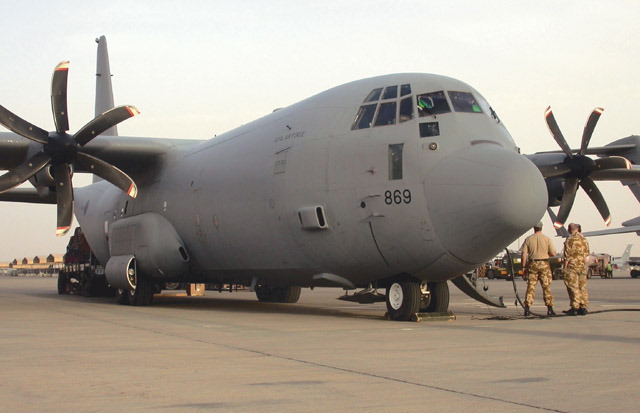 The RAF is to fly its 14 C-130J/C-130J-30 airlifters through to 2035 following a service-life extension from its earlier 2030 retirement date. (Crown Copyright)