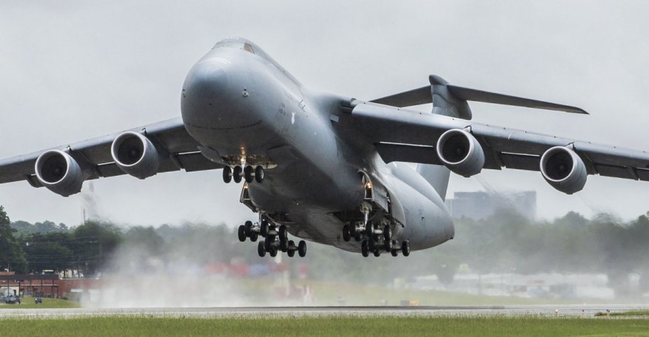 The US Air Force is short on airlift capacity provided by aircraft such as the Lockheed Martin C-5M Super Galaxy, raising concerns over how the USAF would perform in the Pacific if war broke out in the region. (Lockheed Martin)