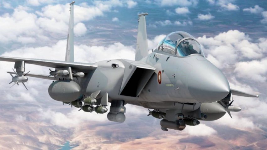 A computer-generated image of an F-15QA combat aircraft. Boeing has been contracted to begin training pilots and maintainers trained on the platform, ahead of the commencement of deliveries in early 2020. (Qatari Emiri Air Force)