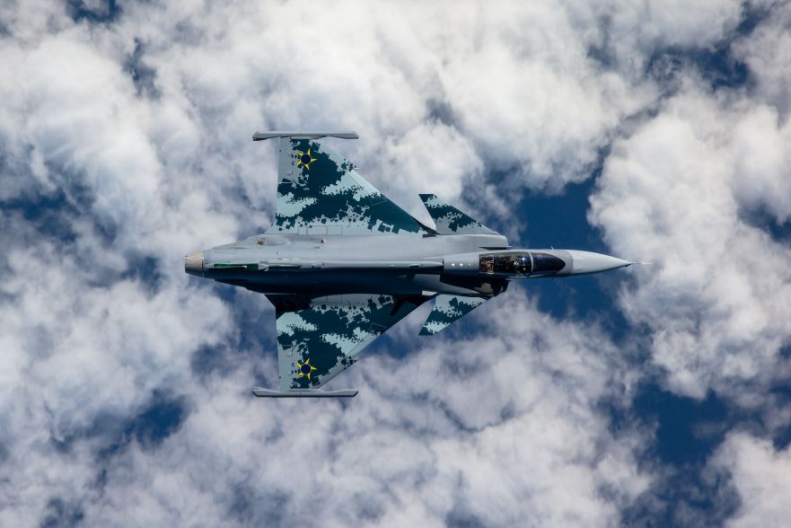 Initial flight tests of the first Saab Gripen E multirole fighter being developed for Brazil will soon begin in Segin in Sweden before moving to Brazil for additional flight testing by the end of 2020. (Saab)