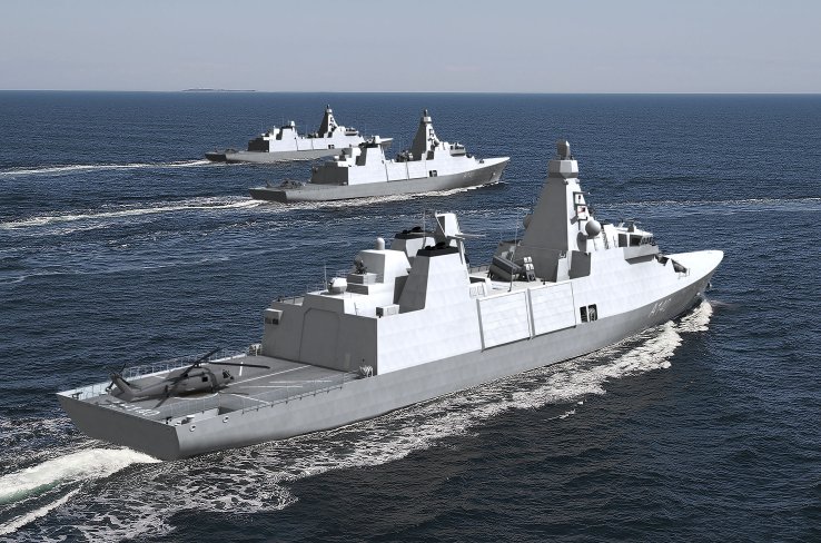 The Royal Navy's Type 31e fleet will geared towards forward-deployed maritime security, presence and defence engagement operations. (Babcock)