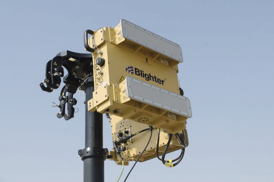 The A400 series radar has been updated to offer improved UAS-detection performance. (Blighter Surveillance Systems)
