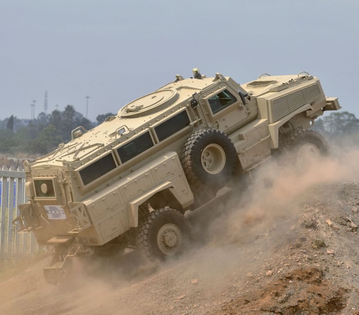 South Africa’s Denel was invited to test the RG-31 as part of Saudi Arabia’s summer trials for the potential procurement. (IHS Markit/Patrick Allen)