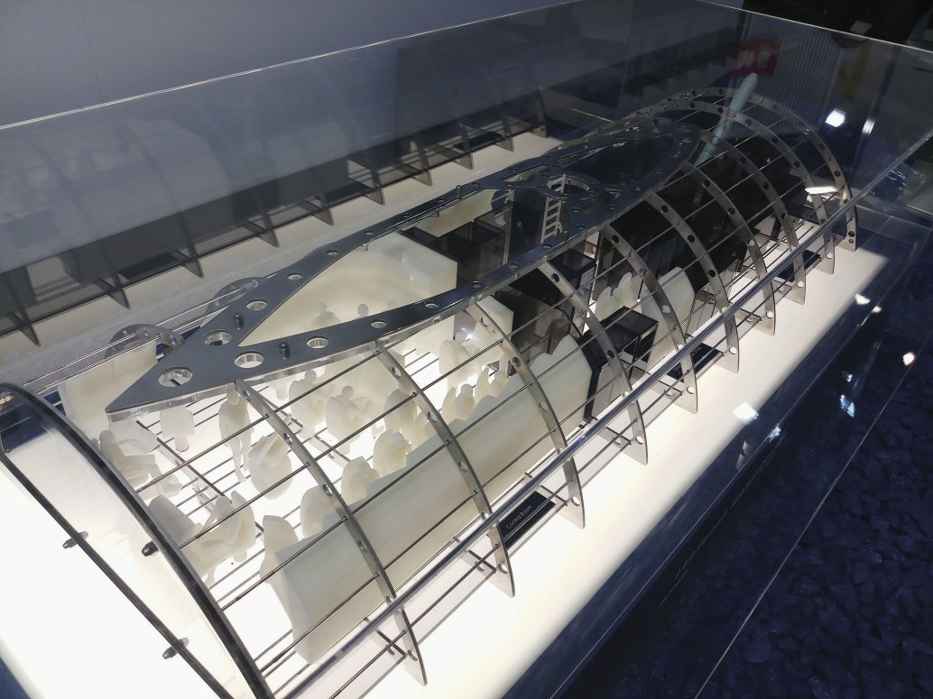 A mock-up of how operator consoles might be arranged on board the Attack class on display at Pacific 2019. (IHS Markit/Ridzwan Rahmat)