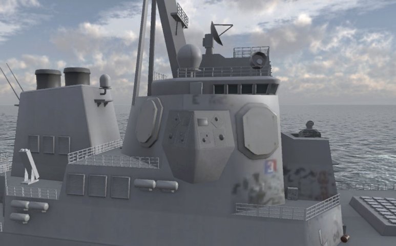 The SEWIP Block 3 EA subsystem for DDG-51 destroyers will adopt a Hemisphere configuration. (Northrop Grumman)