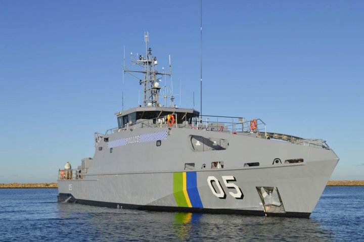 
        Australia handed over Guardian-class patrol boat
        Gizo
        in a ceremony held on 8 November at the facilities of shipbuilder Austal in Henderson, Western Australia.
       (Austal)