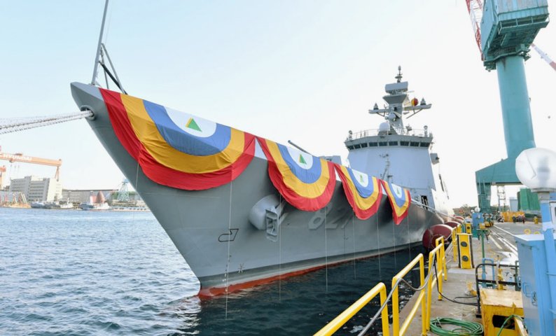 
        HHI launched Daegu (FFX-II)-class frigate
        Seoul
        in a ceremony held on 11 November at the company’s facilities in Ulsan.
       (RoKN)