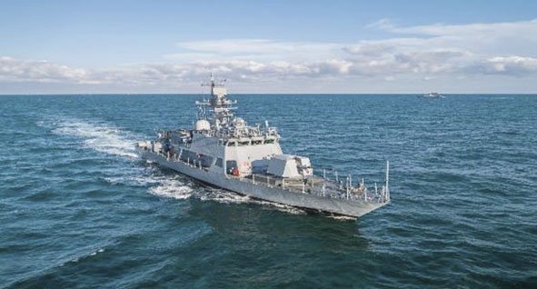 HHIC handed over the second PKX-B-class fast attack craft on order for the RoKN on 26 November, according to the DAPA. (DAPA)