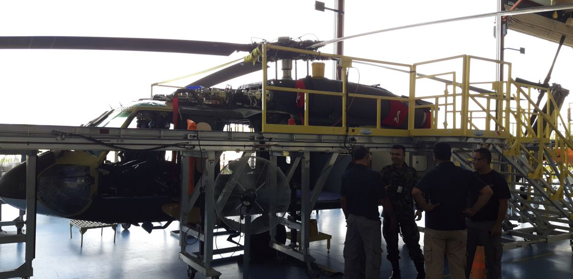 This Colombian Army Sikorsky UH-60L Black Hawk helicopter is the first outside the US to be rebuilt to flight-worthy status with an airframe imported from Sikorskyʼs Connecticut facility. (Jane’s/Pat Host)
