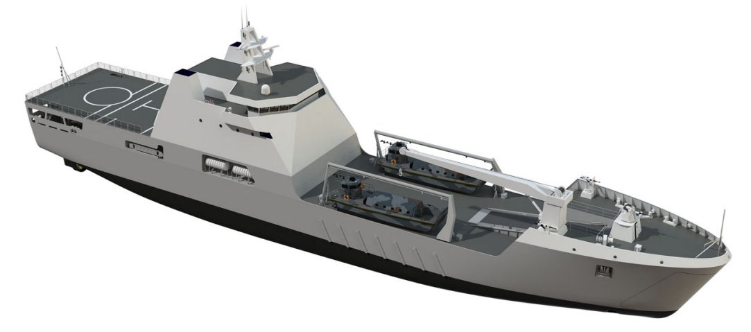 Damen building landing ship for Nigerian Navy