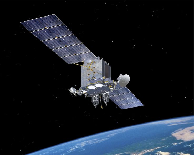 The US Space Force would acquire and operate space assets such as the Advanced Extremely High Frequency (AEHF) protected communciations satellite constellation if the command becomes operational, as proposed in legislation. (US Air Force)