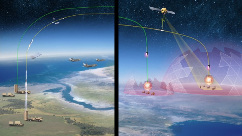 Artist's impression of the DARPA/US Army Operational Fires concept. (DARPA)