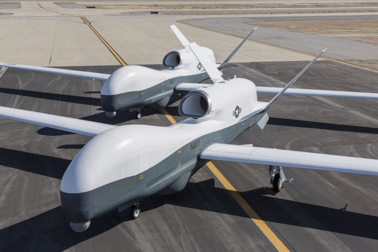 Australia is to shortly contract the second of six MQ-4C Triton HAE UAVs it expects to receive from 2023 to 2025. (US Navy)