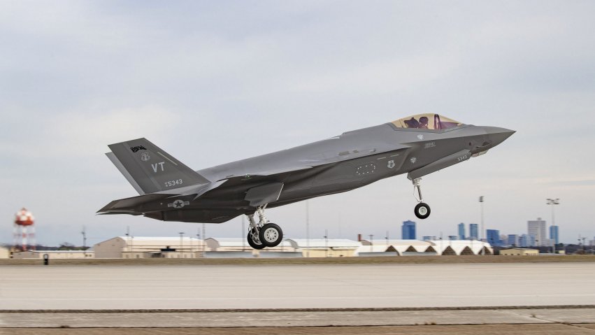 The 500th Lightning II was a US Air Force F-35A destined for Burlington Air National Guard Base in Vermont. (Lockheed Martin)