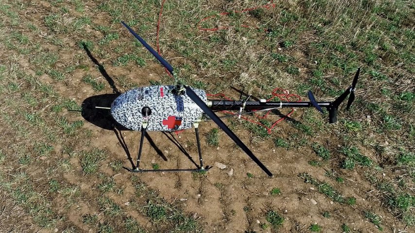 UAVOS recently flew a pair of test flights of its UVH-170 unmanned rotorcraft. The petrol-powered aircraft has a 45 kg maximum takeoff weight (MTOW) and a maximum payload capacity of 10 kg. (UAVOS)