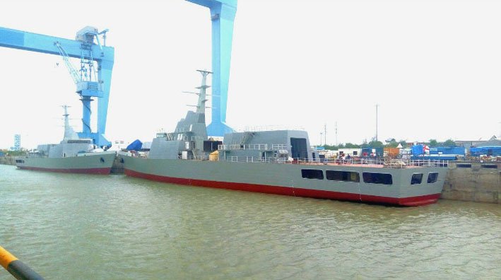 The creditors of Reliance Naval – constructor of offshore patrol vessels for the Indian Navy (pictured) – aim to finalise a new owner of the company before the end of 2020. (Indian Navy)