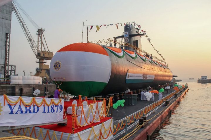 India Launches Fifth Scorpène-class Submarine